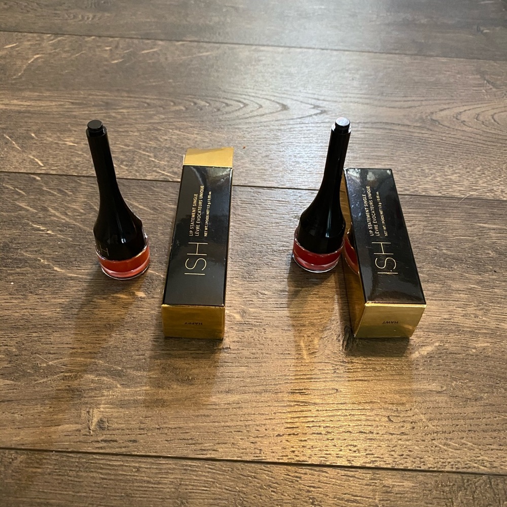 Lot of 2 ISH Lip Statement Single Lipsticks NIB
